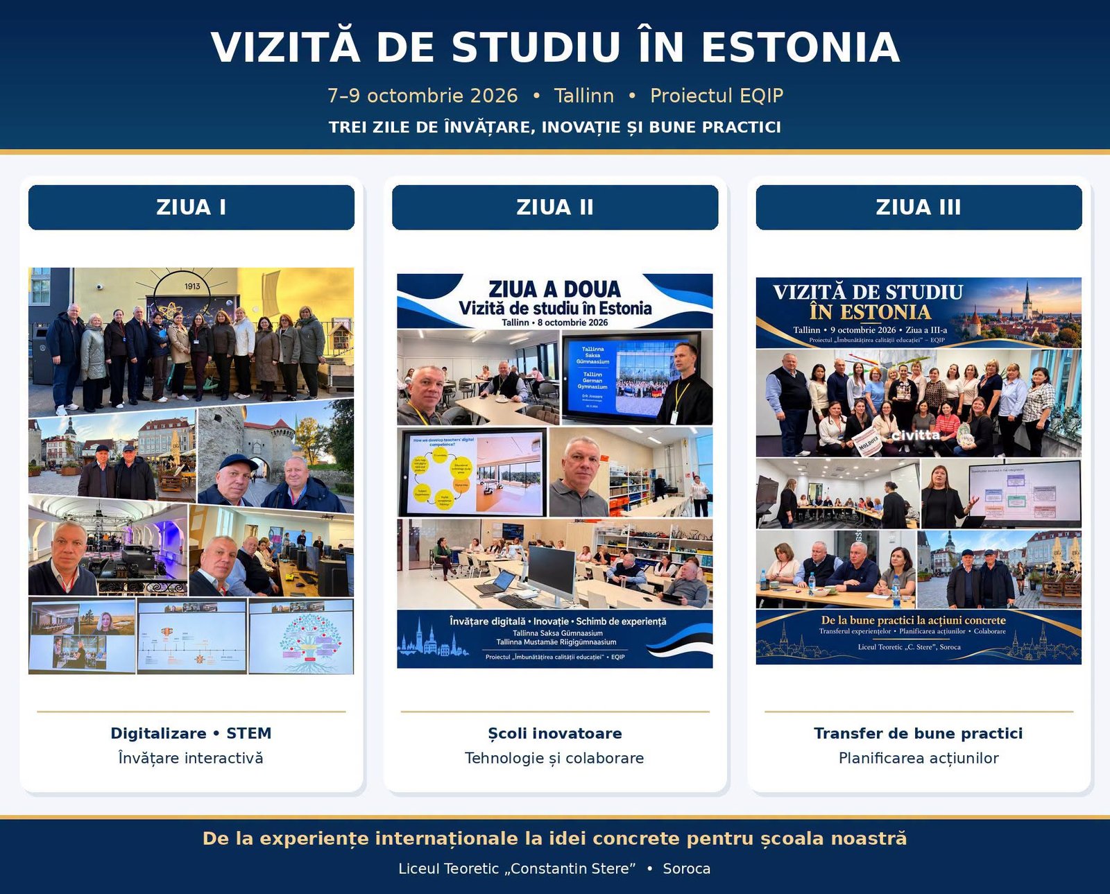 Vizită de studiu în Estonia, Tallinn